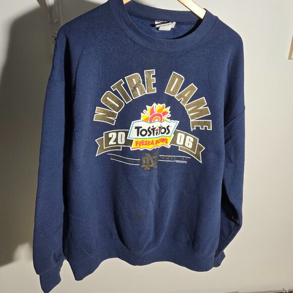 Notre Dame Fighting Irish 2006 Fiesta Bowl NCAA Crewneck Sweater Large - Picture 1 of 4